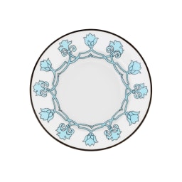 Pinto, Jaipur, Soup plate, aqua