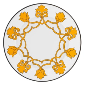 Pinto, Jaipur, Dinner plate, yellow