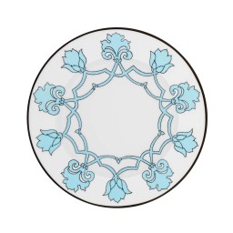 Pinto, Jaipur, Dinner plate, aqua