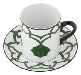 Pinto, Jaipur, Mug and saucer, green