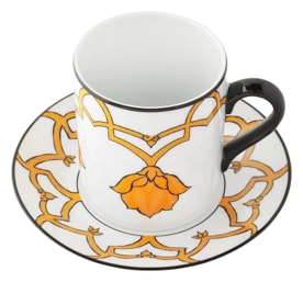 Pinto, Jaipur, Mug and saucer, orange