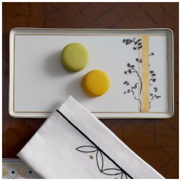 Pinto, Vieux Kyoto, Rectangular plate gold band, large
