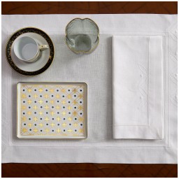 Pinto, Vieux Kyoto, Rectangular plate gold star, small