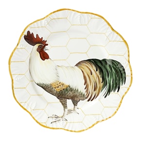 Pinto, Plumes, Dinner plate