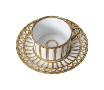 Pinto, Vannerie, Tea cup and saucer
