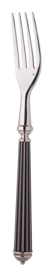 Alain Saint-Joanis, Lignes black, silver plated, Table fork