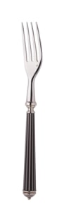 Alain Saint-Joanis, Lignes black, silver plated, Dessert fork