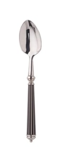 Alain Saint-Joanis, Lignes black, silver plated, Tea spoon