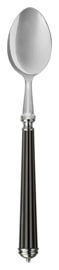 Alain Saint-Joanis, Lignes black, silver plated, Serving spoon