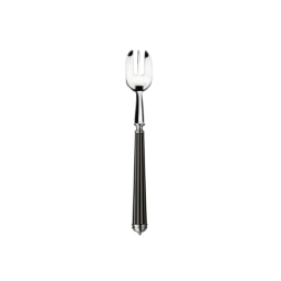 Alain Saint-Joanis, Lignes black, silver plated, Oyster fork