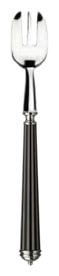 Alain Saint-Joanis, Lignes black, silver plated, Oyster fork