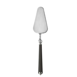 Alain Saint-Joanis, Lignes black, silver plated, Cake server