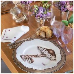 Pinto, Les champignons, Dinner plate
