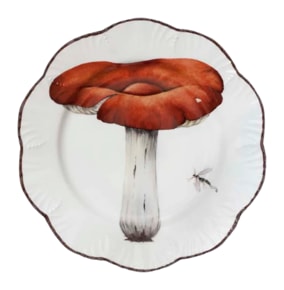 Pinto, Les champignons, Dinner plate