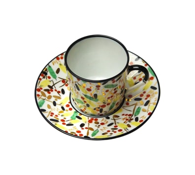 Pinto, Renouveau Russe, Coffee cup and saucer