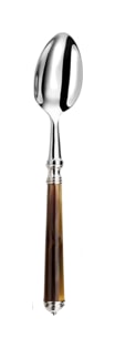 Alain Saint-Joanis, Marbella Dark Horn, silver plated, Dessert spoon