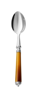 Alain Saint-Joanis, Marbella Dark Horn, silver plated, Tea spoon