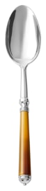 Alain Saint-Joanis, Marbella Dark Horn, silver plated, Serving spoon