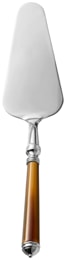 Alain Saint-Joanis, Marbella Dark Horn, silver plated, Cake server