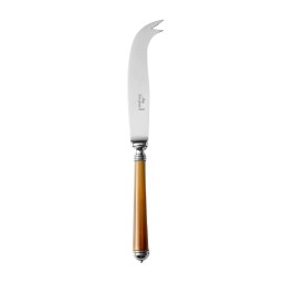 Alain Saint-Joanis, Marbella Dark Horn, silver plated, Large cheese knife
