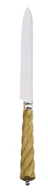 Alain Saint-Joanis, Mistral Olivewood, silver plated, Table knife