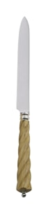 Alain Saint-Joanis, Mistral Olivewood, silver plated, Dessert knife