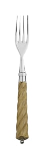 Alain Saint-Joanis, Mistral Olivewood, silver plated, Dessert fork