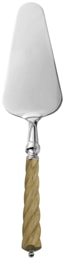 Alain Saint-Joanis, Mistral Olivewood, silver plated, Cake server