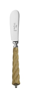 Alain Saint-Joanis, Mistral Olivewood, silver plated, Butter spreader