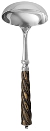 Alain Saint-Joanis, Mistral Black, silver plated, Soup ladle