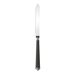 Alain Saint-Joanis, Lignes black, silver plated, Bread knife