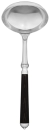 Alain Saint-Joanis, Marbella black, stainless steel, Soup ladle