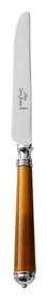 Alain Saint-Joanis, Marbella Dark Horn, silver plated, Table knife