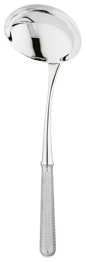 Ercuis, Miroir diamant, silver plated, Soup ladle