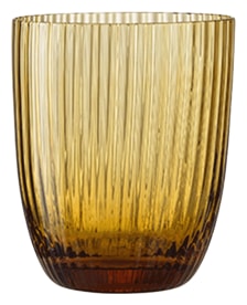 Nason Moretti, Idra glasses, Water glass, amber rigadin