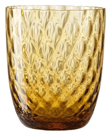 Nason Moretti, Idra glasses, Water glass, amber balloton