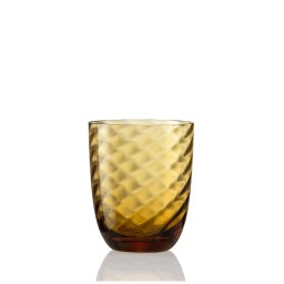 Nason Moretti, Idra glasses, Water glasses set of 6, amber