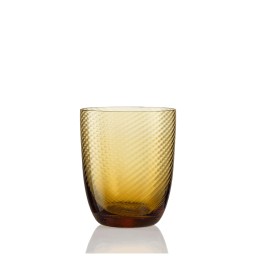 Nason Moretti, Idra glasses, Water glasses set of 6, amber