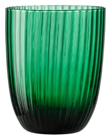 Nason Moretti, Idra glasses, Water glass, lauro green rigadin