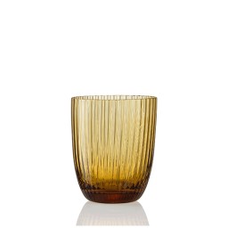 Nason Moretti, Idra glasses, Water glasses set of 6, amber