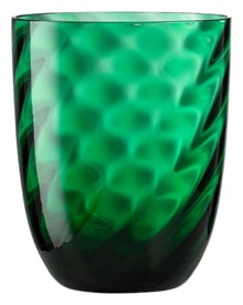 Nason Moretti, Idra glasses, Water glass, lauro green optic twisted