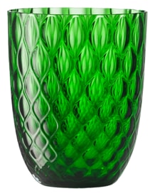 Nason Moretti, Idra glasses, Water glass, pino green balloton