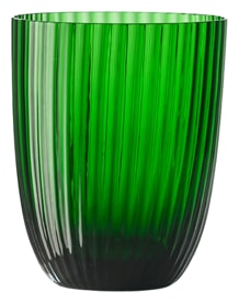 Nason Moretti, Idra glasses, Water glass, pino green rigadin