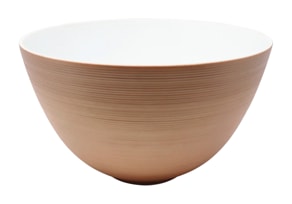J.L Coquet, Hémisphère Pink Metalliс, Salad serving bowl, maxi
