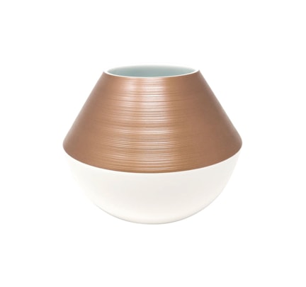 J.L Coquet, Hémisphère Pink Metalliс, Vase, small