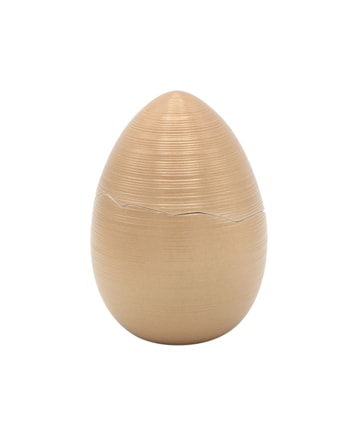 J.L Coquet, Hémisphère Pink Metalliс, Egg, small