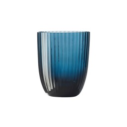 Nason Moretti, Idra glasses, Water glass, avio blue rigadin