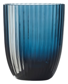 Nason Moretti, Idra glasses, Water glass, avio blue rigadin