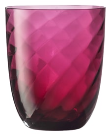 Nason Moretti, Idra glasses, Water glass, ruby optic twisted