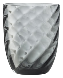 Nason Moretti, Idra glasses, Water glass, grey optic twisted